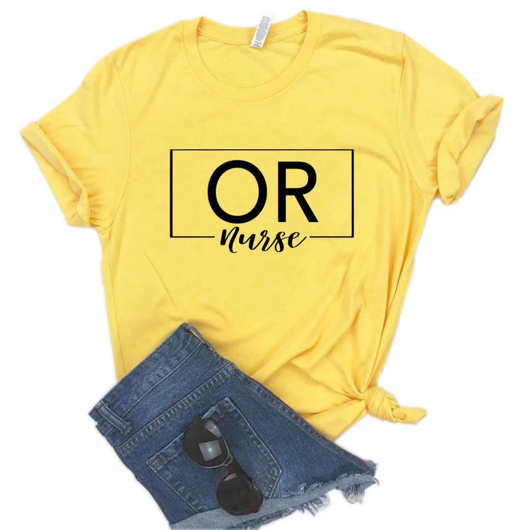 

OR Nurse Print Women tshirt Cotton Casual Funny t shirt Gift Lady Yong Girl Top Tee A-1219