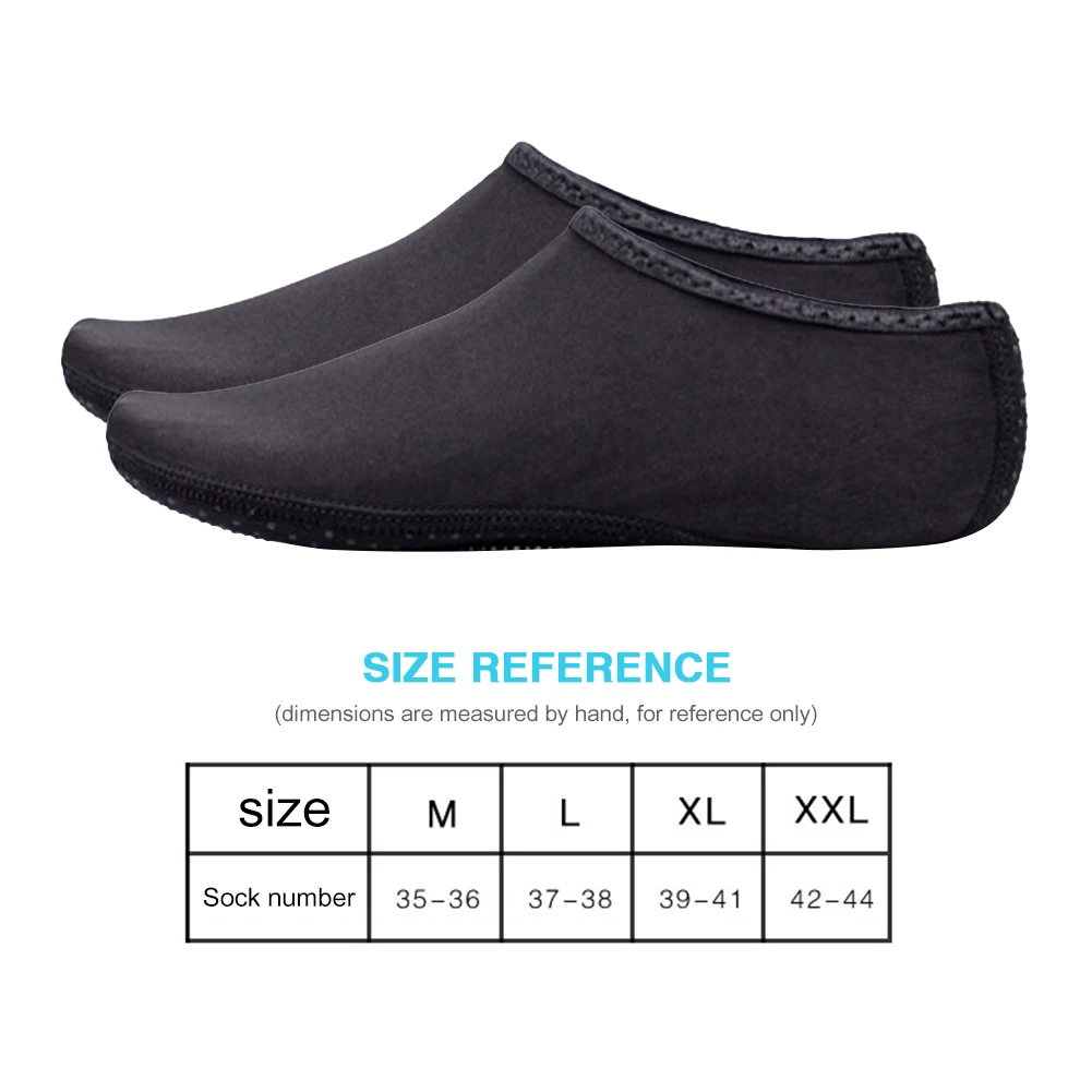 

Men Women Water Shoes Swimming Non-slip Diving Socks Pure Color Summer Beach Shoes Seaside Sneaker Slippers zapatos hombre