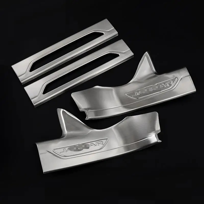 Modified Chromium Automovil Automobile Rear Panels Foot Pedal Exterior Trim Bright Sequins Mouldings Accessory 16 FOR Jaguar XF |