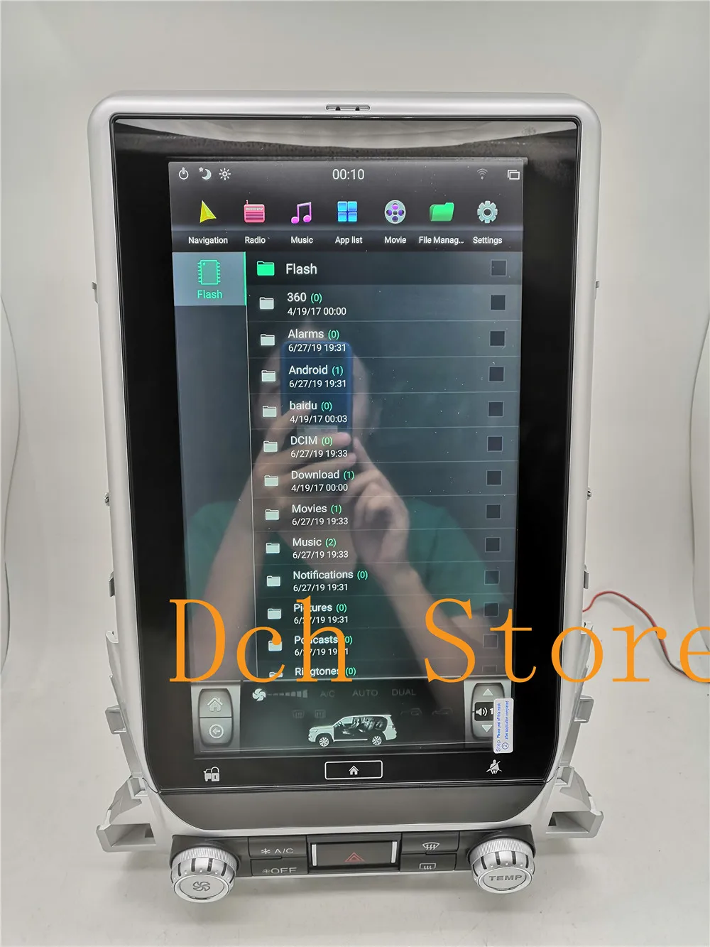 13,6 дюймов вертикальный tesla стиль Android автомобильный DVD gps навигатор для Toyota LandCruiser land cruiser LC200 PX6