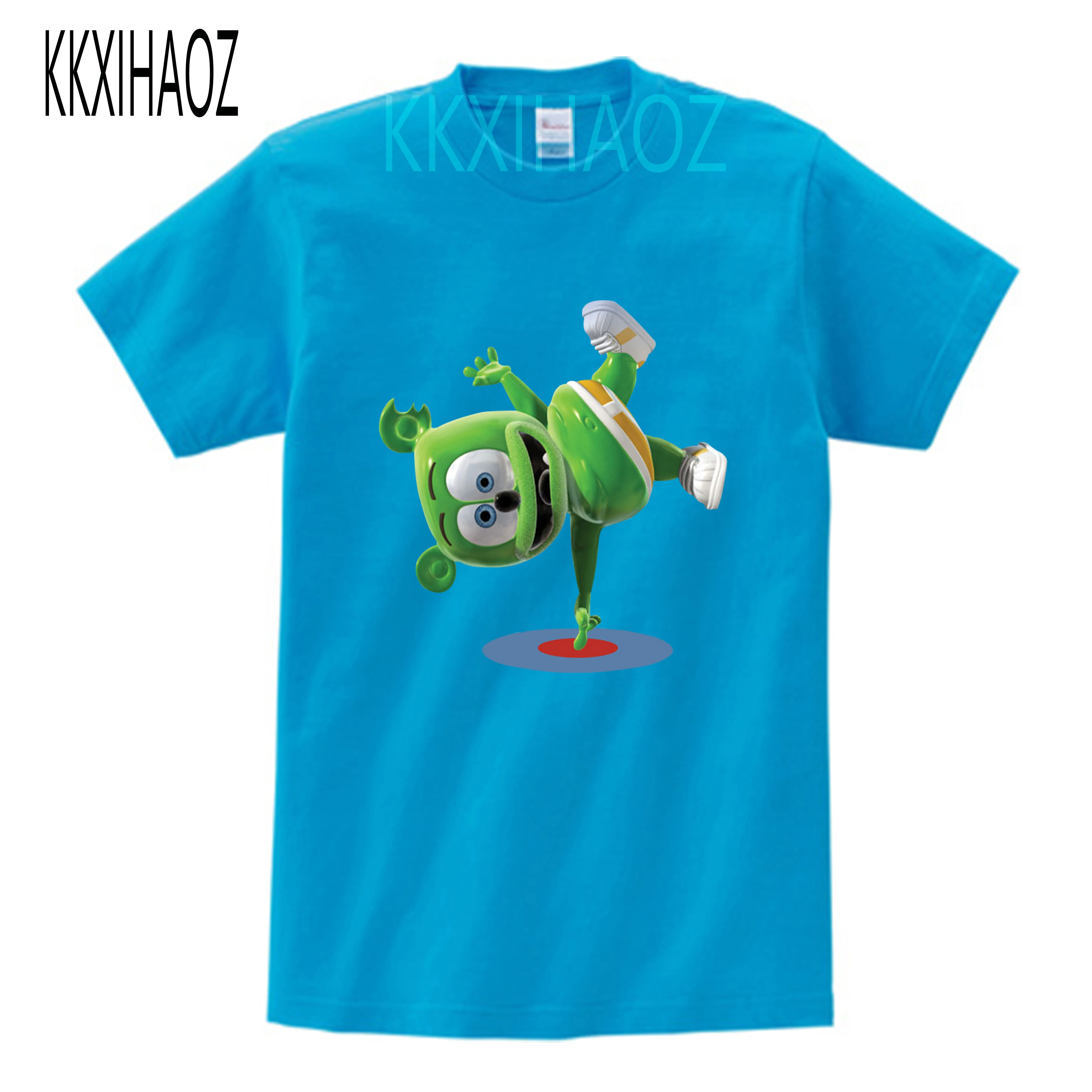 

2019 summer New Fashion kids T-shirt Gummy Bears Print Casual Cool t shirt summer boys and girls Tshirt mj