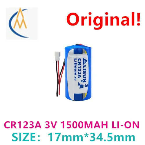 

Lisun Lixing CR123A камера Фонарик патрульная палка дымовая сигнализация 3 в литиевый аккумулятор cr17345 полная емкость с разъемом