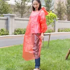 Плащ-пончо унисекс одноразовый, водонепроницаемый, 1 шт.