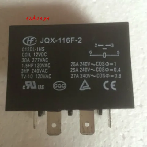 JQX-116F-2 012DL-1HS 30A реле
