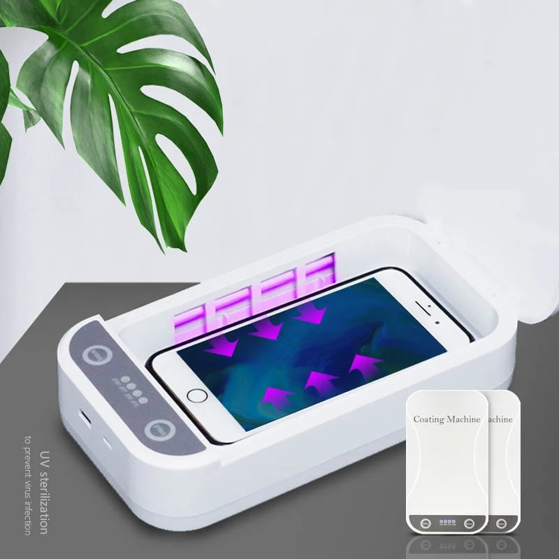 

5V USB Portable Dual UV Light Sterilizer Box Jewelry Phones Cleaner Personal Sanitizer Disinfection Case for Home