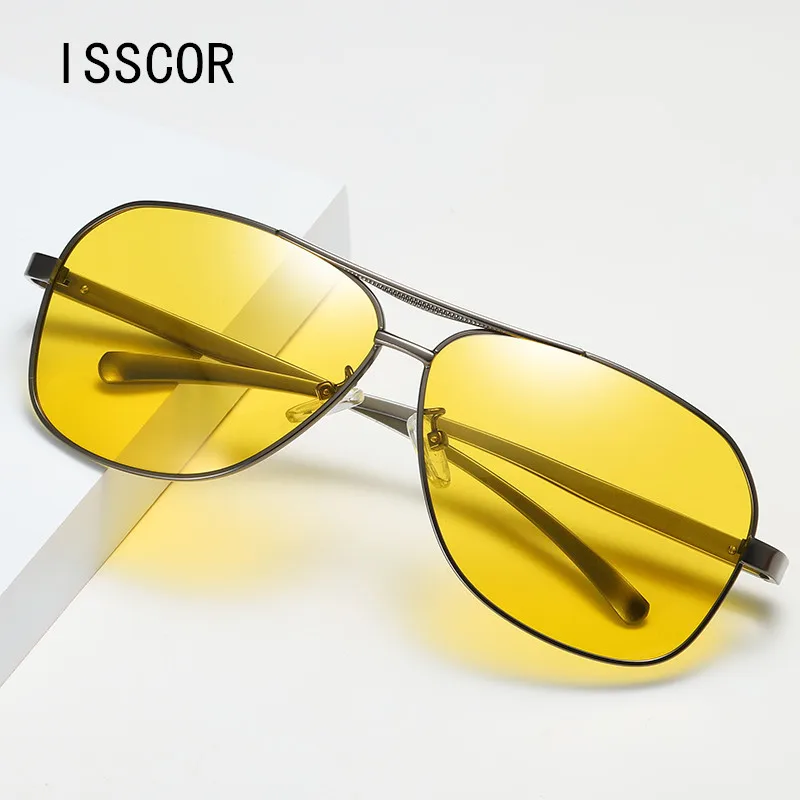 Новинка 2020 мужские солнцезащитные очки поляризационные для ночного вождения