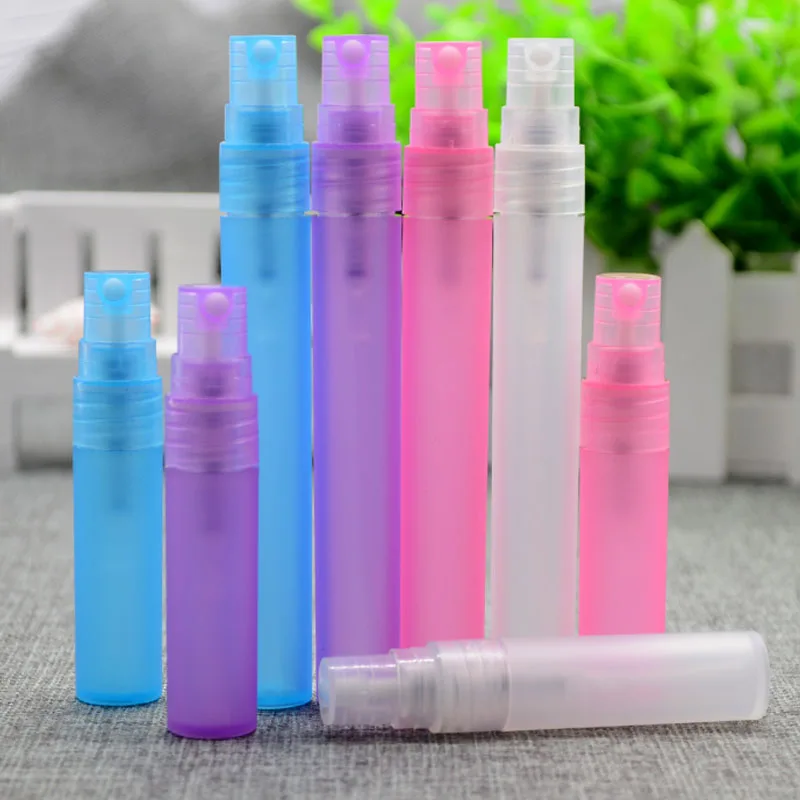 5pcs 3ml/5ml/10ml Empty Portable Atomiser Spray Bottles Perfume Pen Vials Makeup Cosmetic Plastic PP Travel Sample Containers images - 6