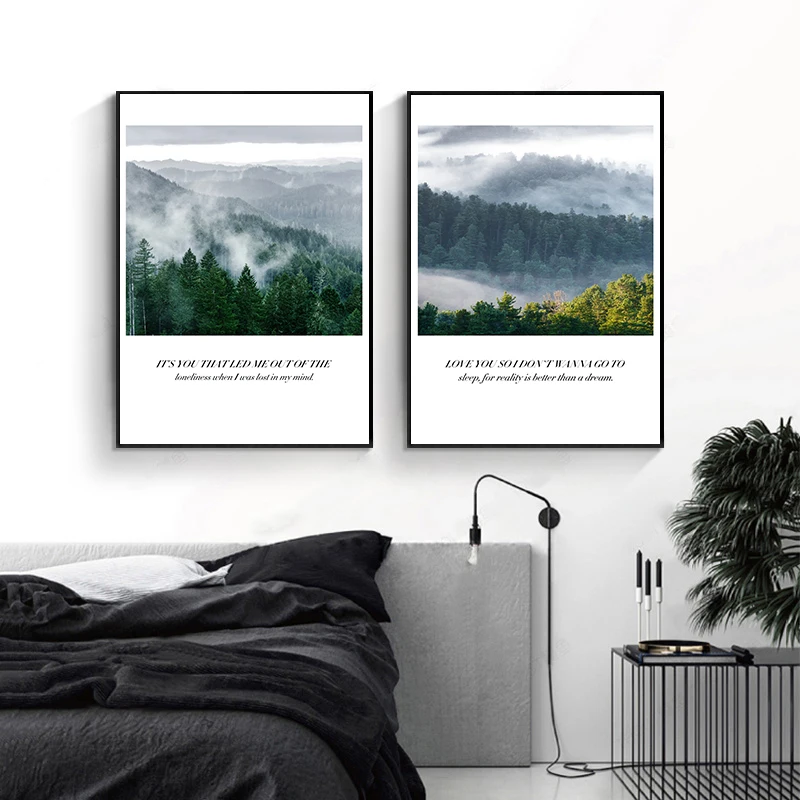 

Natural Scenery Home Wall Art Posters Living Room Decorative Paintings Home Decor Pictures Interior Bedroom Canvas Unframed