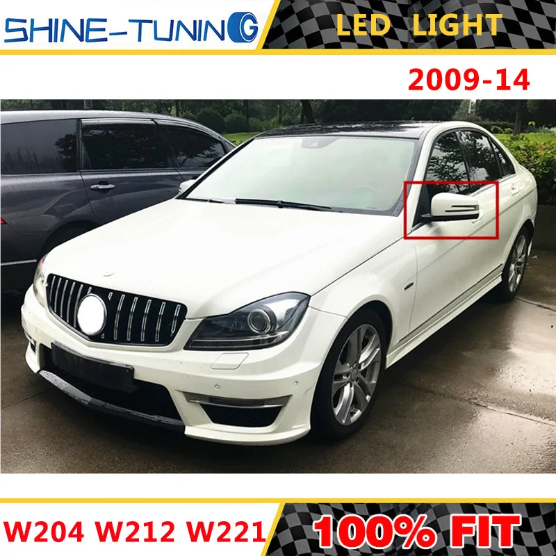 1 шт. светодиодный указатель поворота бокового зеркала световая линза Янтарная