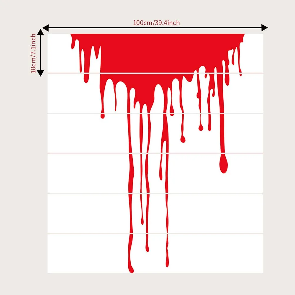 Хэллоуин крови всплеск дома освещение для лестниц Стикеры на с лестницы лестница