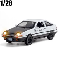 132 scale toyota initial d ae86 metal alloy car diecasts toy vehicles car model miniature toys for children gifts