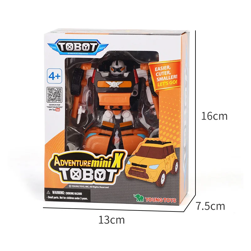 Мини робот трансформация Tobot игрушки корейских братьев мультфильмов аниме