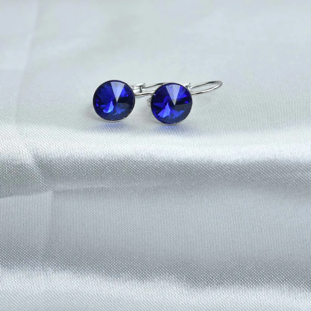 Bing ту 8 мм для женщин ювелирное изделие красочные круглые подвески капельки в