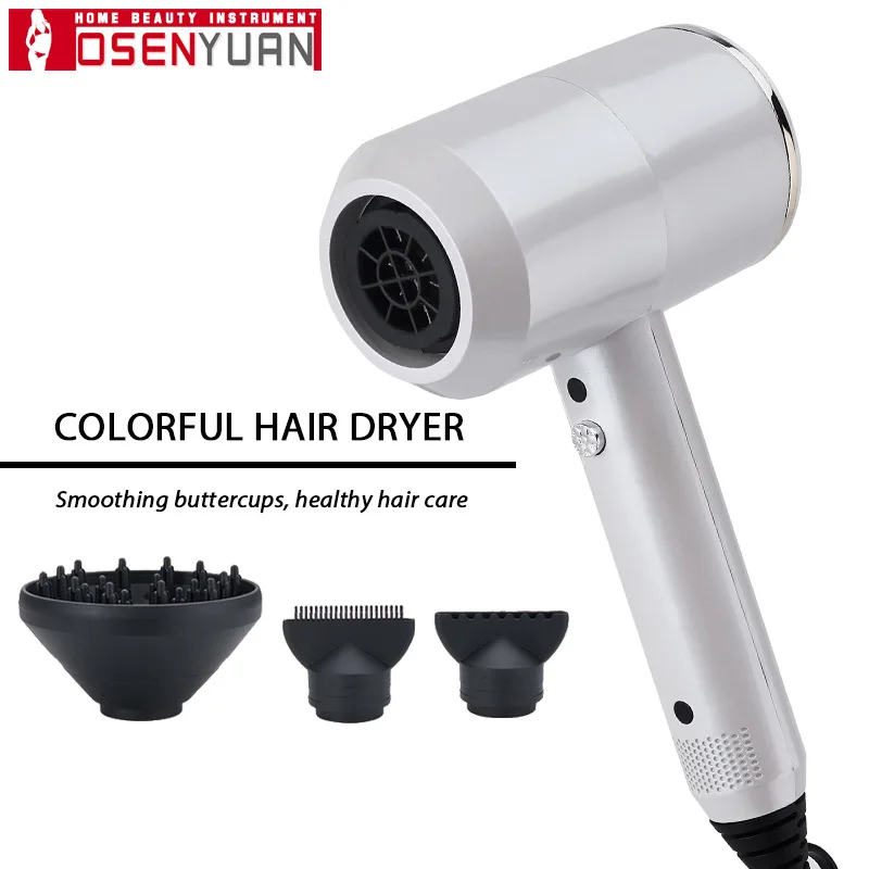 White 220V Горячий фен для волос с негативными ионами 3-в-1 Многофункциональные Инструменты для укладки волос фен для волос быстро прямые волосы стайлер для волос с горячим воздухом - Цвет: White 220V