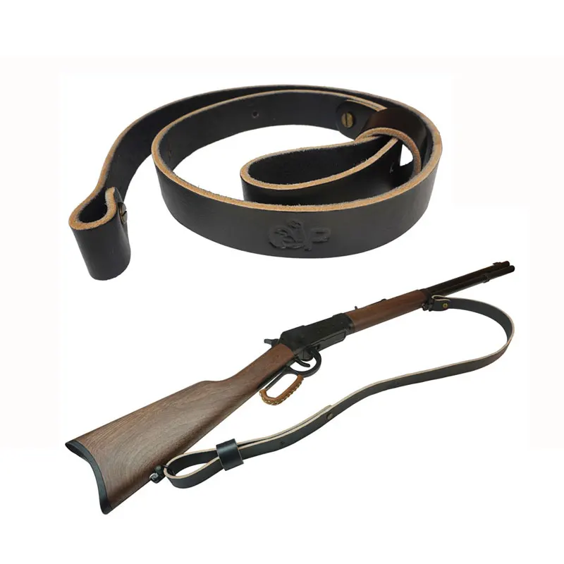 

Ремень для охотничьей винтовки, тактический ремень для ружья, регулируемый прочный кожаный наплечный ремень, Аксессуары для оружия