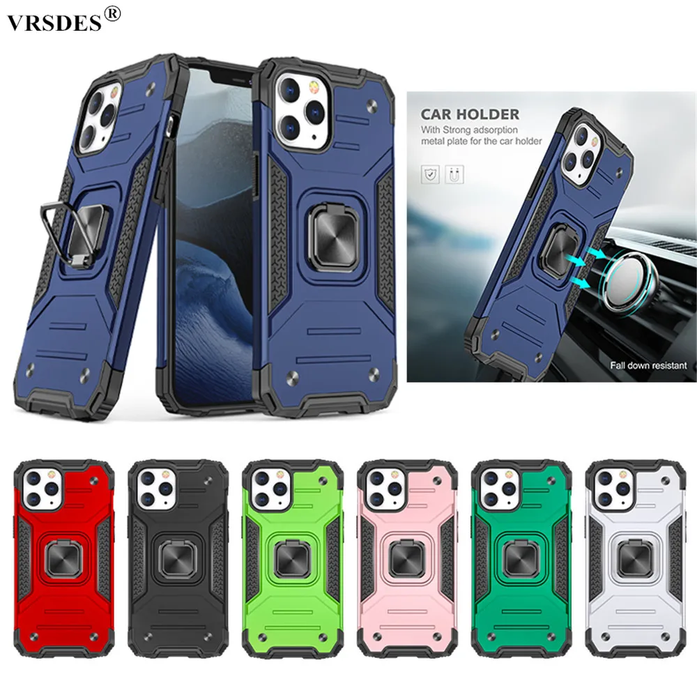 

Case For iPhone 12 Pro Max 12 Mini X XR SE 2020 Cover Luxury Armor Magentic Ring Phone Case For iPhone XS 7 8 Plus 11 12 Pro Max
