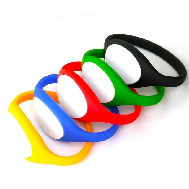 1pcs random color 13,56 МГц метка S50 NFC Браслет RFID IC браслет карта контроля доступа 1 шт случайный цвет - Цвет: 1pcs random color