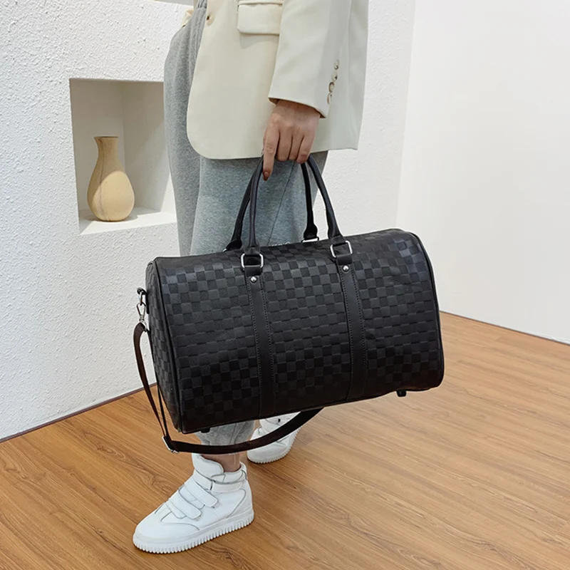 

Luxury Travel Bags for Women Famous Designer Men Duffle Bag Female Large Totes Pu Leather Carry on Hand Crossbody Sac Travelling