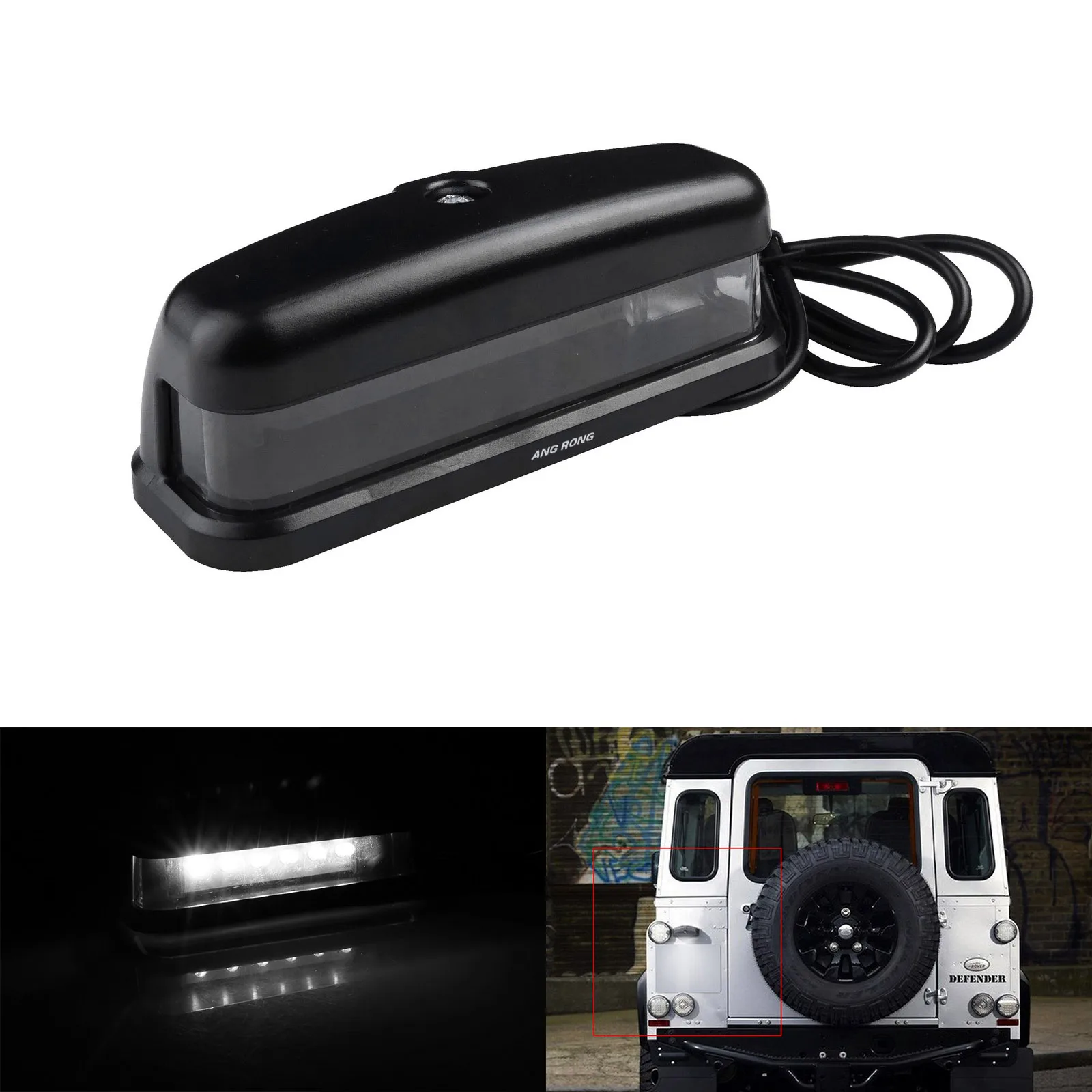 

Canbus LED License Number Plate Light For Land Rover Defender 90 110 130 88 109