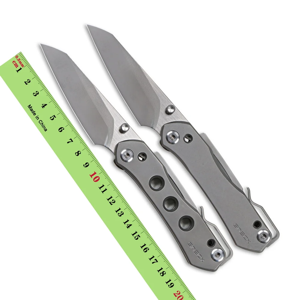 

LiBing SNECX Tiger Symbol II Thumb Stud Folding Knife M390 Blade Titanium Handle Camping Hunting Pocket Survive Knives EDC Tools