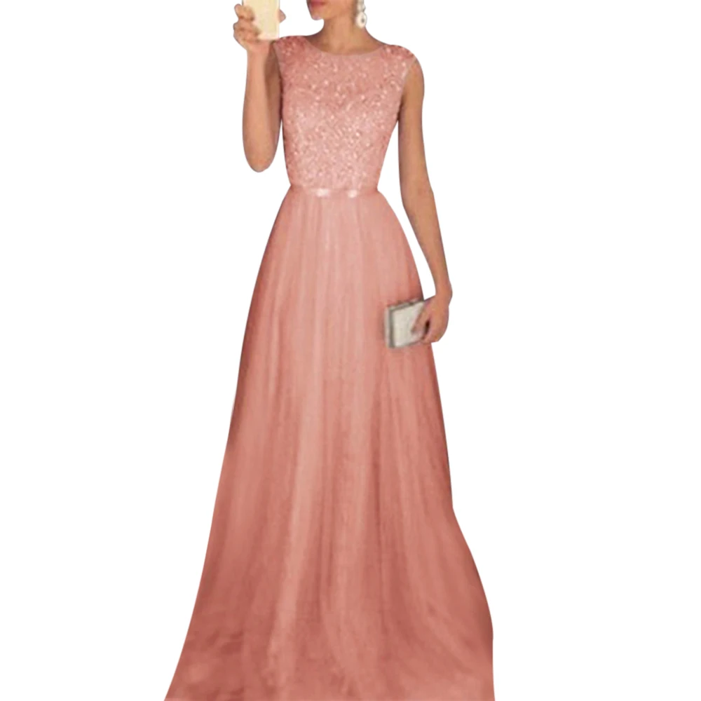 style 2 pink Женское винтажное летнее пляжное длинное платье в горошек в стиле бохо, вечернее сексуальное платье с v-образным вырезом и высокой талией, длинное платье трапециевидной формы, Vestidos - Цвет: style 2 pink