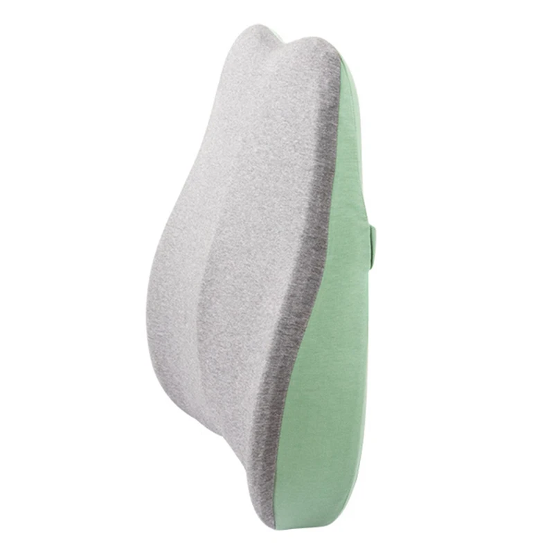 

Hot Lumbar Chair Cushion Ergonomic Back Support Pillow with Adjustable Belt Memory Foam Design for Lower Back Pain Relief FQ-ing