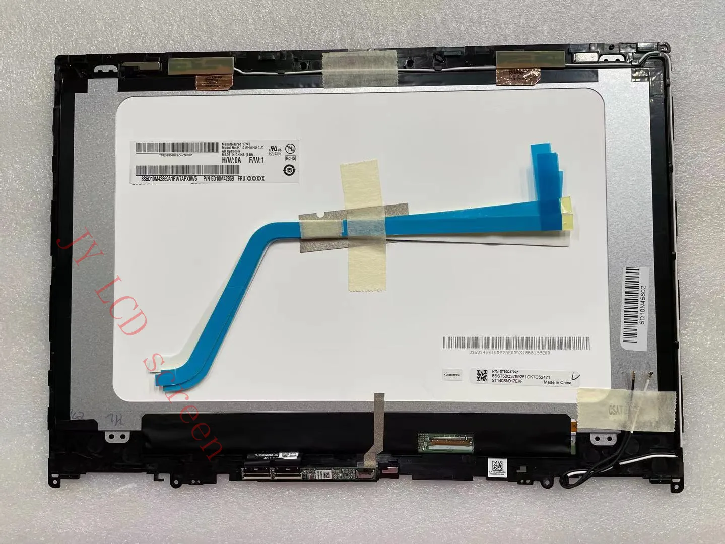 ЖК экран для ноутбука Lenovo Yoga 520 14 series 14IKB 80X8 + цифровой преобразователь сенсорного