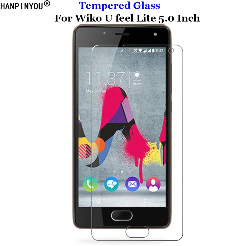 Для Wiko UFEEL LITE закаленное стекло 9H 2.5D Премиум Защитная пленка для экрана U FEEL 5 0&quot |