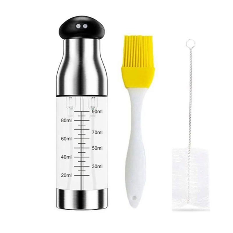 

Oil Sprayer Bottle 100ML,Oil Sprayer Olive Oil Sprayer Oil Dispenser,Oil Sprayer with Brush for Cooking,Salad,BBQ,Grill