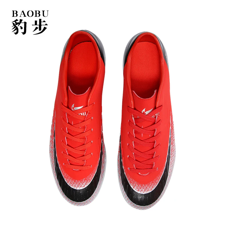 

Men's Professional Football Shoes AG High Ankle Football Shoes Children Outdoor Straw Shoes Football Shoes XL 35-45