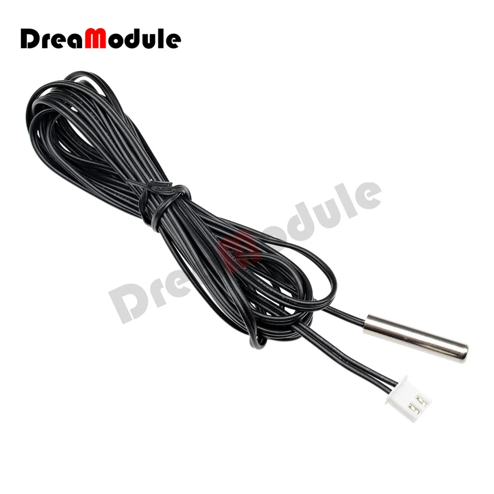 0.5/2/3M Waterproof NTC 10K 1% 3950 100M 200M Thermistor Accuracy Temperature Sensor Wire Cable Probe For Arduino W1209 W1401 |