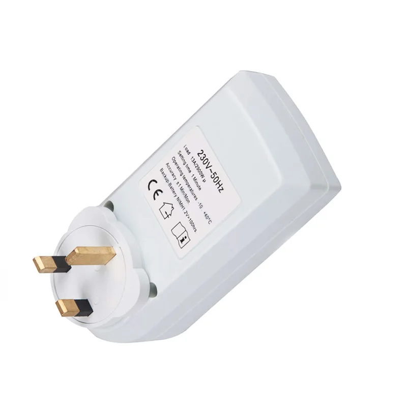 

Electronic digital timer switch UK US AU EU FR kitchen timer 24 Hour cyclic programmable timing socket