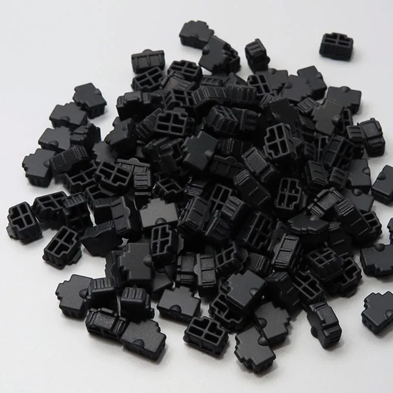 Фонарь 10 шт./лот или 30 черный хаб Ethernet порт RJ45 Пылезащитная заглушка подходит для