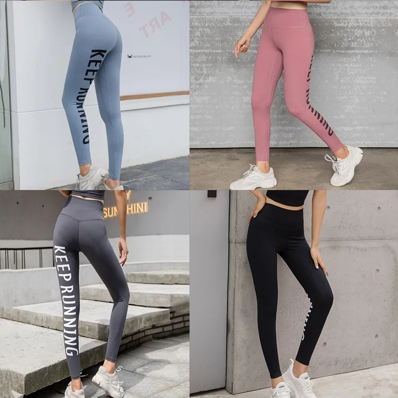 Женские Штаны Для Йоги одежда для фитнеса Спортивные Леггинсы штаны йоги бега с
