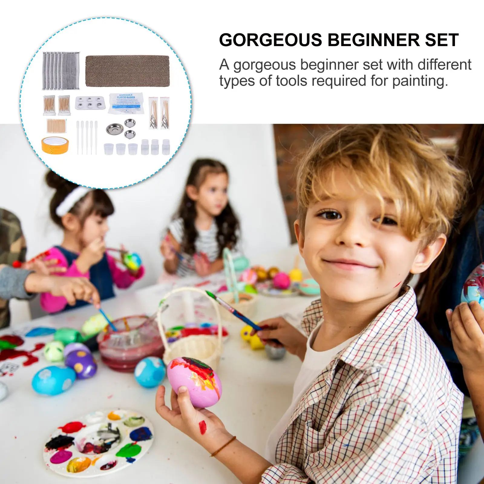 

1 Set Toy Model Coloring Kit Spraying Tools Toy Model DIY Painting Hand Tools