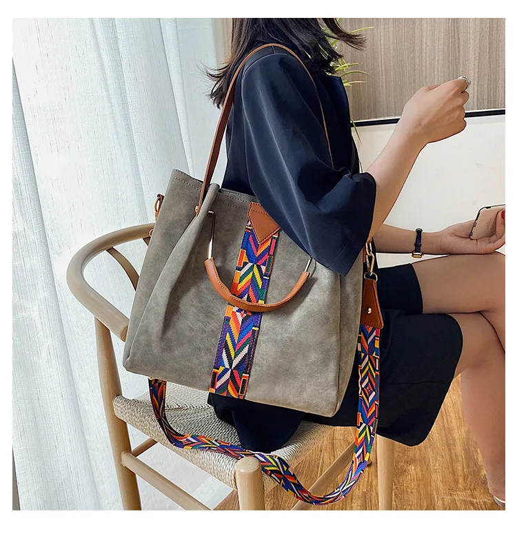 

Women Colored Ribbon Boston Bag Femme Portable Handbag Fashion High Quality Crossbody Shoulder Bag