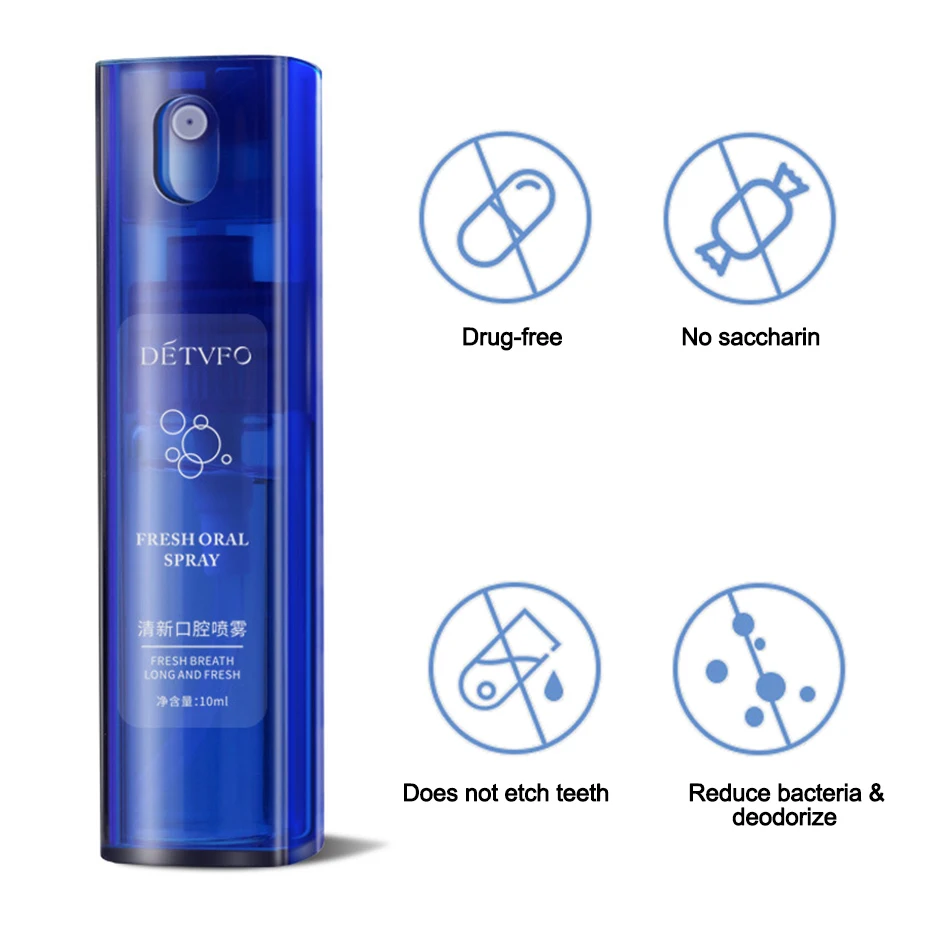 10 мл освежитель для дыхания спрей ухода за полостью рта длительное Очищение