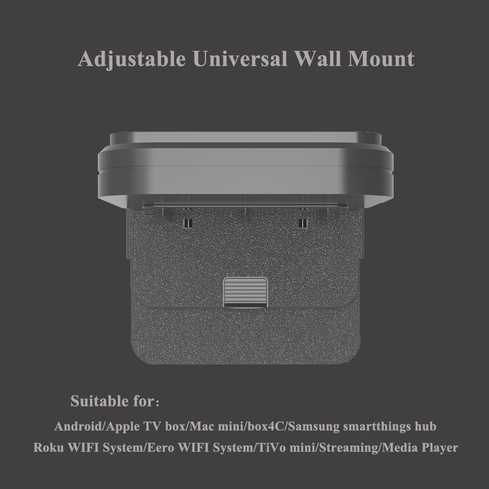 Настенный держатель Кронштейн для Apple tv Box roku ultra Android поддержка маршрутизатор модем переключатель потокового медиа устройства Жесткий драйвер