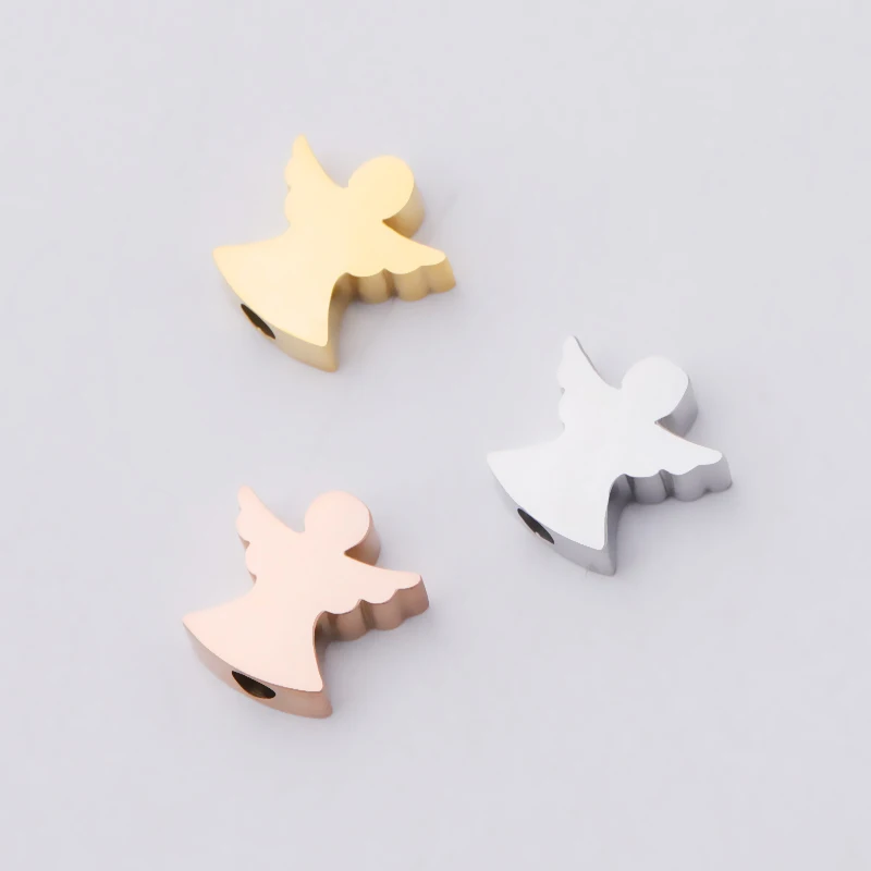 

Бусины из нержавеющей стали с вертикальным отверстием, 1,2 мм, 20 шт.