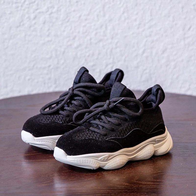 RUMRAM/Школьная обувь для девочек и мальчиков на шнуровке сетчатые розовые черные