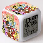 Цветной сенсорный светильник с рисунком персонажей из игры пять ночей в Фредди Фредди ночь игрушки медведь Фредди аниме футболка с рисунком персонажей игры Juguetes светодиодный Будильник