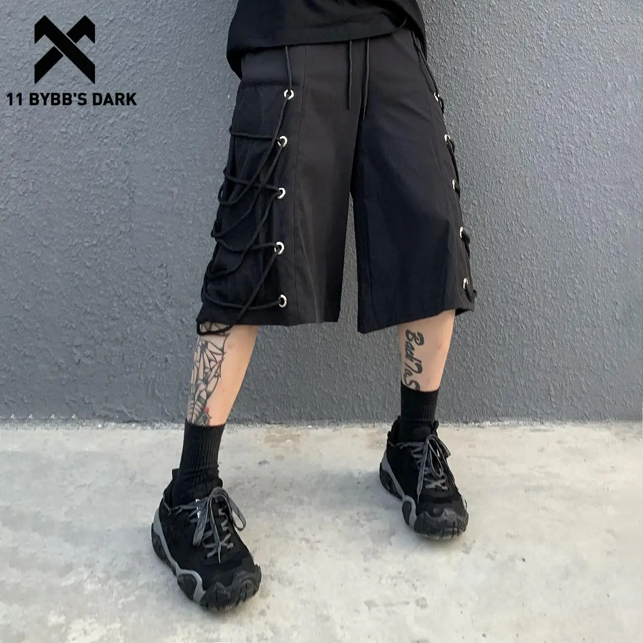 

Шорты мужские свободные, до колена, с эластичной резинкой на талии, 11 BYBB'S