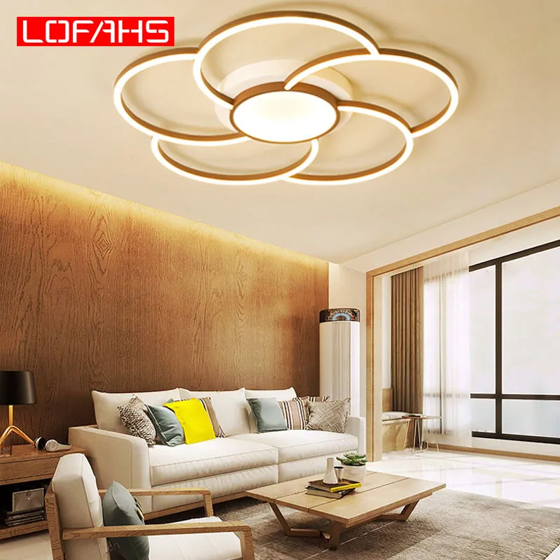 Современные светодиодные потолочные лампы LOFAHS для гостиной спальни кухни новый