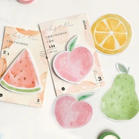 30 sheet creative fruit series memo pad n times sticky notes bookmarks notepaper self stick tab school supplies stationary