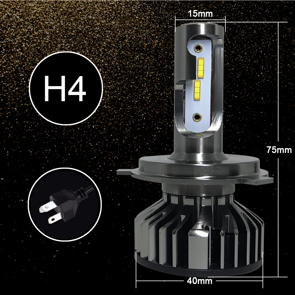 Автомобильная передняя фара H4 110W 16000LM LED H7 canbus H1 H3 H8 H11 9005 9006 55W 20000lm 6500K
