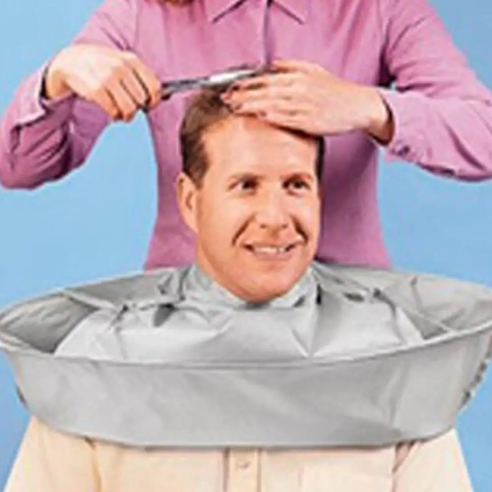 Adult Medium Haircut Cloth Cape Basin Shape Waterproof Dress For Hairdressers Three-Dimensional Breathable | Красота и здоровье