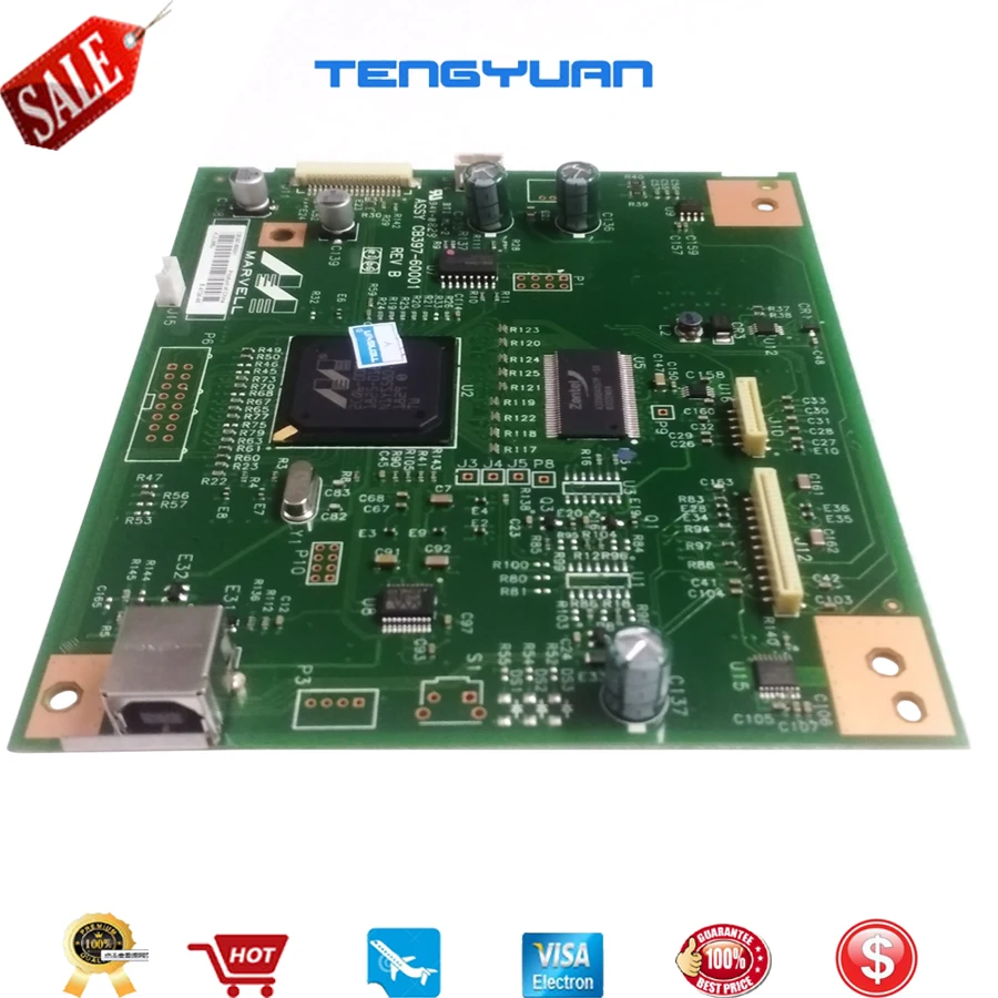 1PCX oringal для hp M1005 M1005 1005 форматная плата CB397-60001 Запчасти для принтера в продаже
