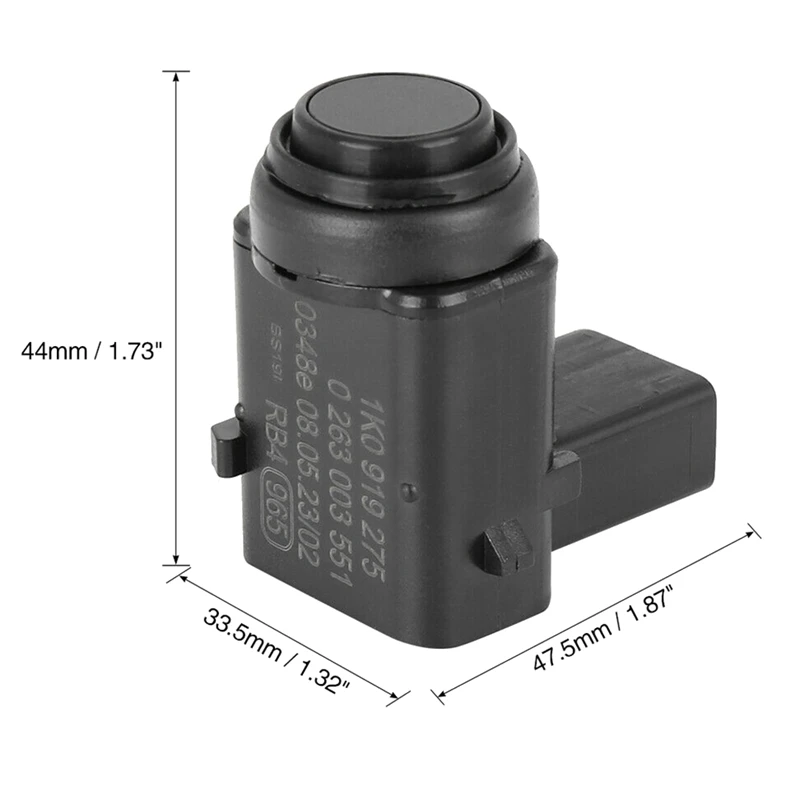 NEW-6Pcs PDC датчик парковки 1U0919275 для-Porsche Cayenne Seat Skoda Bora EOS Golf Jetta Touareg 1K0919275 3D0998275A |