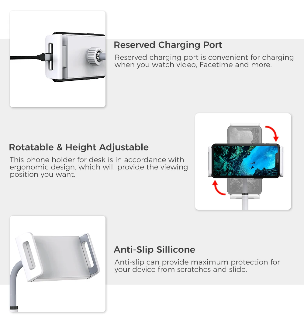 xidu desktop phone holder stand for tablet smartphone support desk stand cell phone universal mount for iphone 12 pro max xiaomi free global shipping