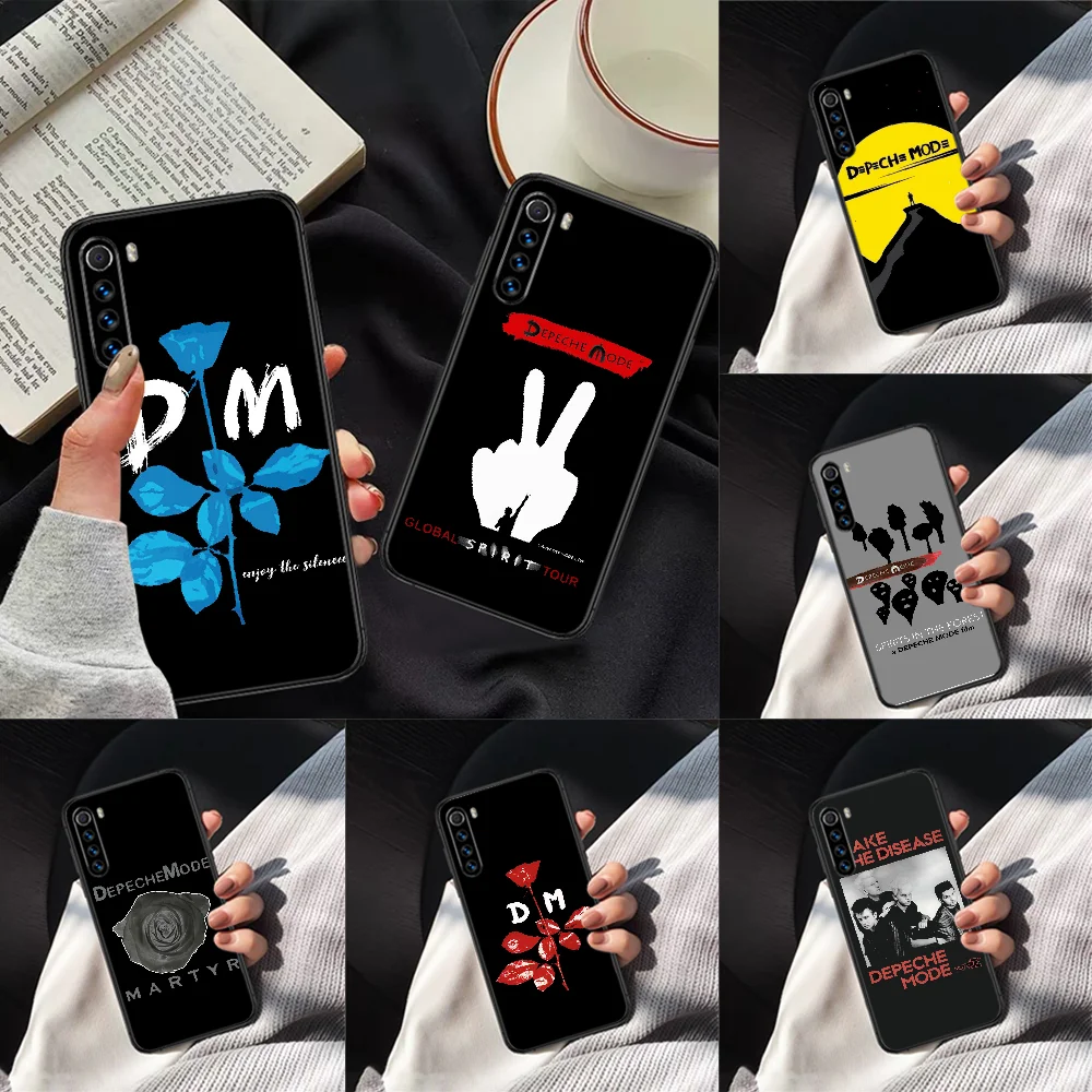 

Depeche Band Mode DM Phone Case For XIAOMI Redmi Note 5 7 8 T 9 6A 7A 8A 9S K 20 30 Pro black Bumper Fashion Funda 3D Shell